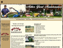 Tablet Screenshot of milleryardmaintenance.com